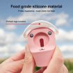 Bear Shaped Silicone Charging Base for Apple Watch Series - Grey - 5