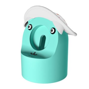 Apple Watch Series Bear Shaped Silicone Charging Base - Mint Green - 1