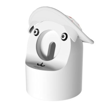 Apple Watch Series Bear Shaped Silicone Charging Base - White - 1