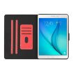 Red Leather Flip Case for Samsung Galaxy Tab A 9.7 T550/T555C with Card Slots - 4