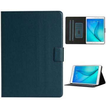 Samsung Galaxy Tab A 9.7 T550/T555C Dark Green Leather Flip Case - 1