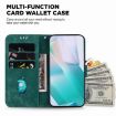 Tecno Camon 40 Pro 4G Green Little Tiger Embossed Leather Case - 5