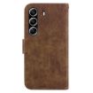 Tecno Camon 40 Pro 4G Brown Leather Embossed Phone Case - 4