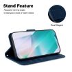 Tecno Camon 40 Pro 4G Little Tiger Embossed Leather Case - Dark Blue - 6