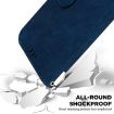 Tecno Camon 40 Pro 4G Little Tiger Embossed Leather Case - Dark Blue - 7