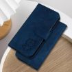 Tecno Spark 30 4G Dark Blue Embossed Leather Phone Case - 2