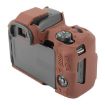 Canon EOS R50 Soft Silicone Protective Case - Coffee Color Cover - 3