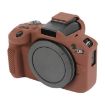 Canon EOS R50 Soft Silicone Protective Case - Coffee Color Cover - 4