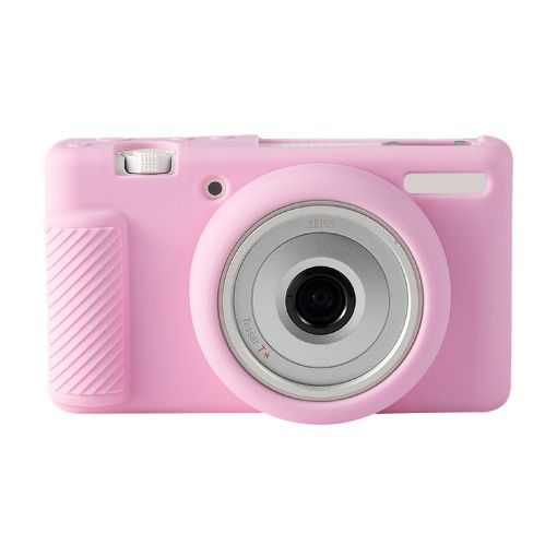 Sony ZV-1F/ZV1 M2 Pink Soft Silicone Protective Case - 1