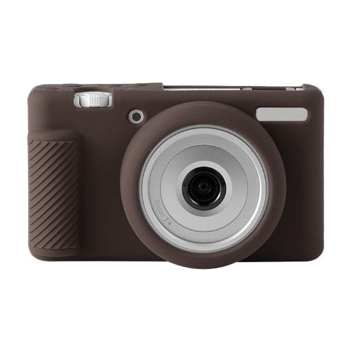 Sony ZV-1F/ZV1 M2 Soft Silicone Protective Case - Coffee Color - 1