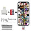 MicroDrive 8pin to TF Card Adapter for iPhone & iPad - Silver Reader - 9