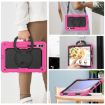 Samsung Galaxy Tab S9+/S10+ Silicone Hybrid Case with Handle - Rose Red - 7