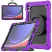 Samsung Galaxy Tab S9+/S10+ Silicone Hybrid Tablet Case with Handle - Purple - 1