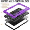 Samsung Galaxy Tab S9+/S10+ Silicone Hybrid Tablet Case with Handle - Purple - 4