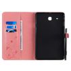 Samsung Galaxy Tab E9.6 T560 Pink Shockproof Leather Case with Holder - 4