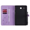 Samsung Galaxy Tab E9.6 T560 Purple Shockproof Leather Case with Holder - 4