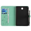 Samsung Galaxy Tab A8.0 T350 Green Leather Case with Holder & Card Slots - 4