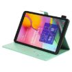 Samsung Galaxy Tab A9.7 T550 Green Cat Bee Embossed Leather Case - 6