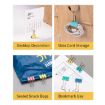 Deli 8556ES 40pcs Colorful Metal Binder Clips - Bill & Dovetail Clips - 5