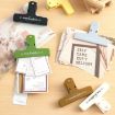Colorful Retro Plastic Snack & Receipt Clips - Random Colors, 70-Char Limit - 5