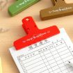 Colorful Retro Plastic Snack & Receipt Clips - Random Colors, 70-Char Limit - 6