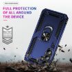 Samsung Galaxy A35 5G Shockproof TPU + PC Case with Holder - Blue - 4