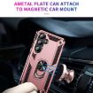 Samsung Galaxy A35 5G Shockproof Rose Gold Case with Holder TPU+PC - 5