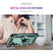 Samsung Galaxy A35 5G Shockproof TPU + PC Case with Holder - Dark Green - 7