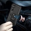 Samsung Galaxy A05s Shockproof TPU + PC Case with Holder - Black - 6