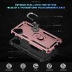 Samsung Galaxy A06 4G Shockproof TPU PC Case with Holder Rose Gold - 3