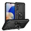 Samsung Galaxy A16 5G Shockproof Phone Case with Holder - Black - 1