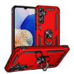 Samsung Galaxy A16 5G Shockproof Red TPU + PC Case with Holder - 1