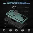 Samsung Galaxy A16 5G Shockproof TPU + PC Case with Holder - Dark Green - 3