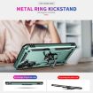 Samsung Galaxy A16 5G Shockproof TPU + PC Case with Holder - Dark Green - 4