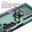 Samsung Galaxy A16 5G Shockproof TPU + PC Case with Holder - Dark Green - 5