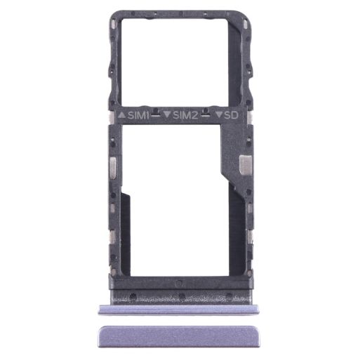 TCL 40 SE Purple SIM + Micro SD Card Tray Replacement - 1