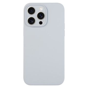 iPhone 15 Pro Max Grey Blue Liquid Silicone Phone Case - 1