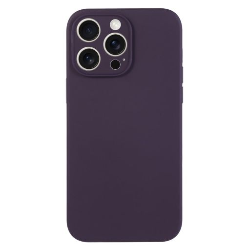 iPhone 15 Pro Berry Purple Liquid Silicone Phone Case - 1