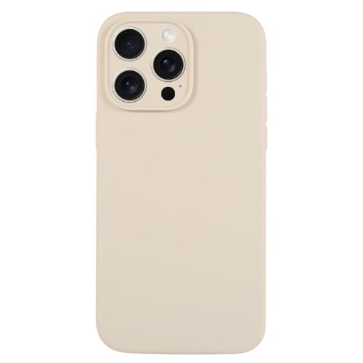 iPhone 15 Pro Antique White Liquid Silicone Phone Case - 1