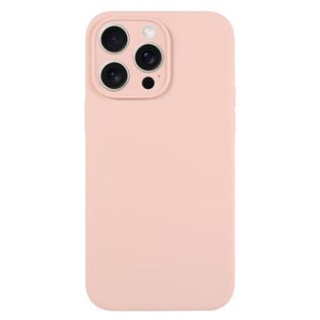 iPhone 15 Pro Sand Pink Liquid Silicone Phone Case - 1