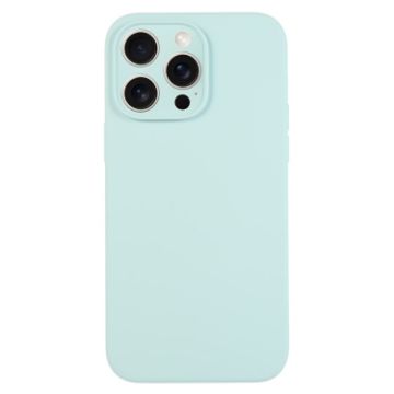 iPhone 15 Pro Turquoise Liquid Silicone Phone Case - Pure Color - 1