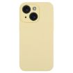 iPhone 15 Plus Creamy Yellow Liquid Silicone Phone Case - 1