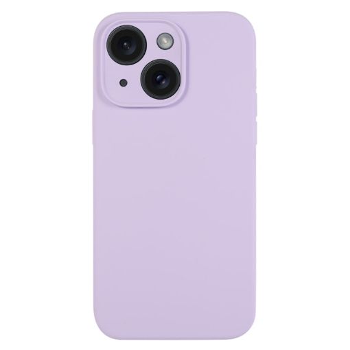 iPhone 15 Plus Lilac Purple Liquid Silicone Phone Case - 1