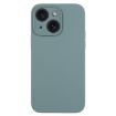 iPhone 15 Plus Pine Needle Green Liquid Silicone Phone Case - 1
