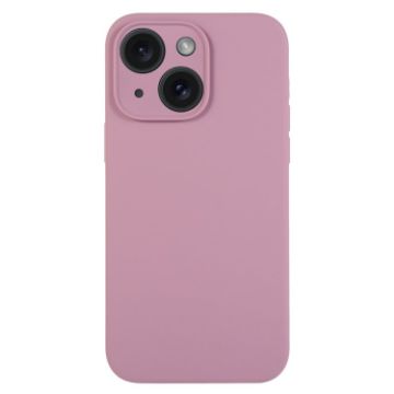 iPhone 15 Black Currant Liquid Silicone Phone Case - Pure Color - 1