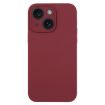 iPhone 15 Plum Liquid Silicone Phone Case - Pure Color Fine Pore - 1
