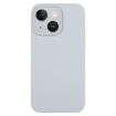 iPhone 14 Plus Grey Blue Liquid Silicone Phone Case - 1