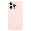 iPhone 14 Pro Grey Pink Liquid Silicone Phone Case - 1
