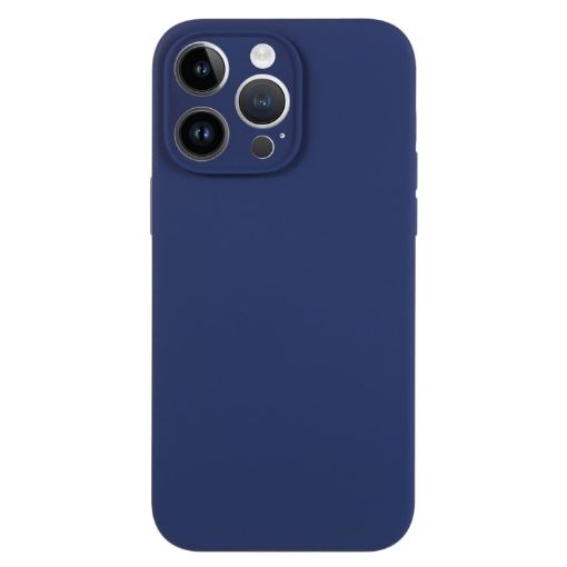 iPhone 14 Pro Max Royal Blue Liquid Silicone Phone Case - 1