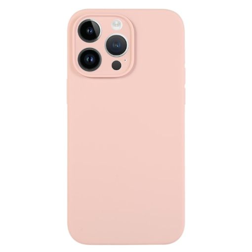 iPhone 13 Pro Max Sand Pink Liquid Silicone Phone Case - 1